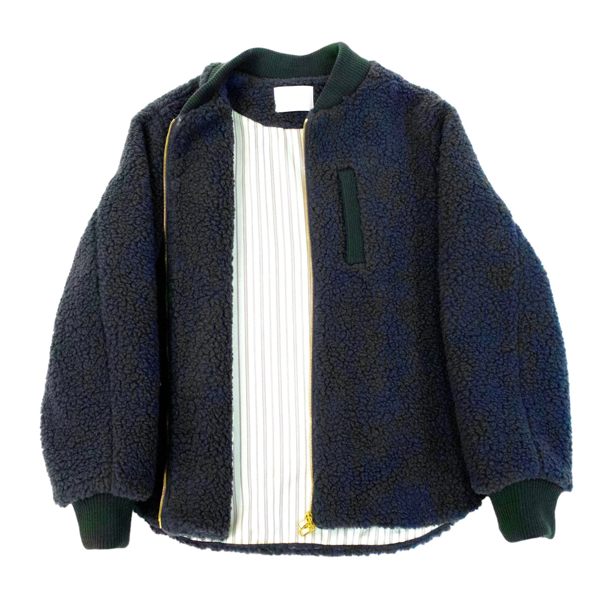 Aime Leon Dore Full Zip Sherpa Bomber Jacket - supergl0rious