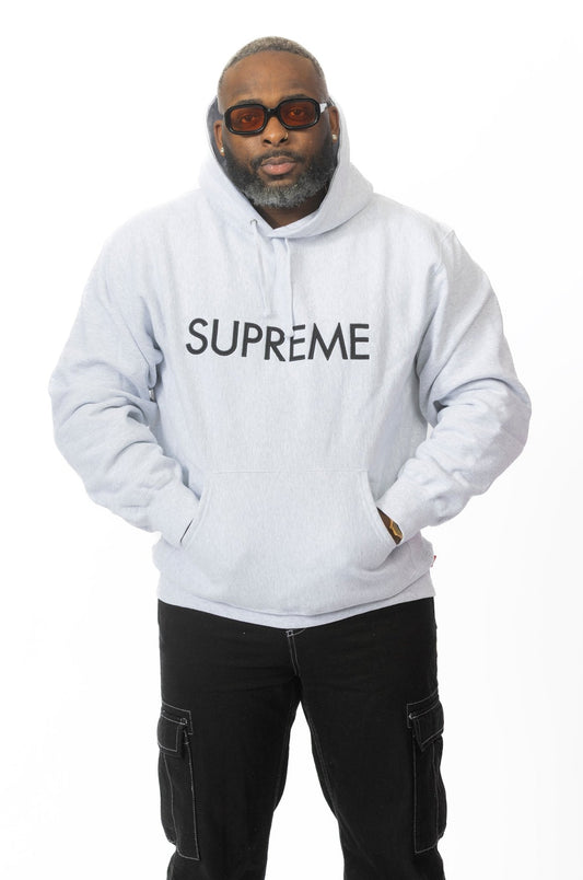 Supreme Capital Hooded Sweatshirt (FW21) - supergl0rious