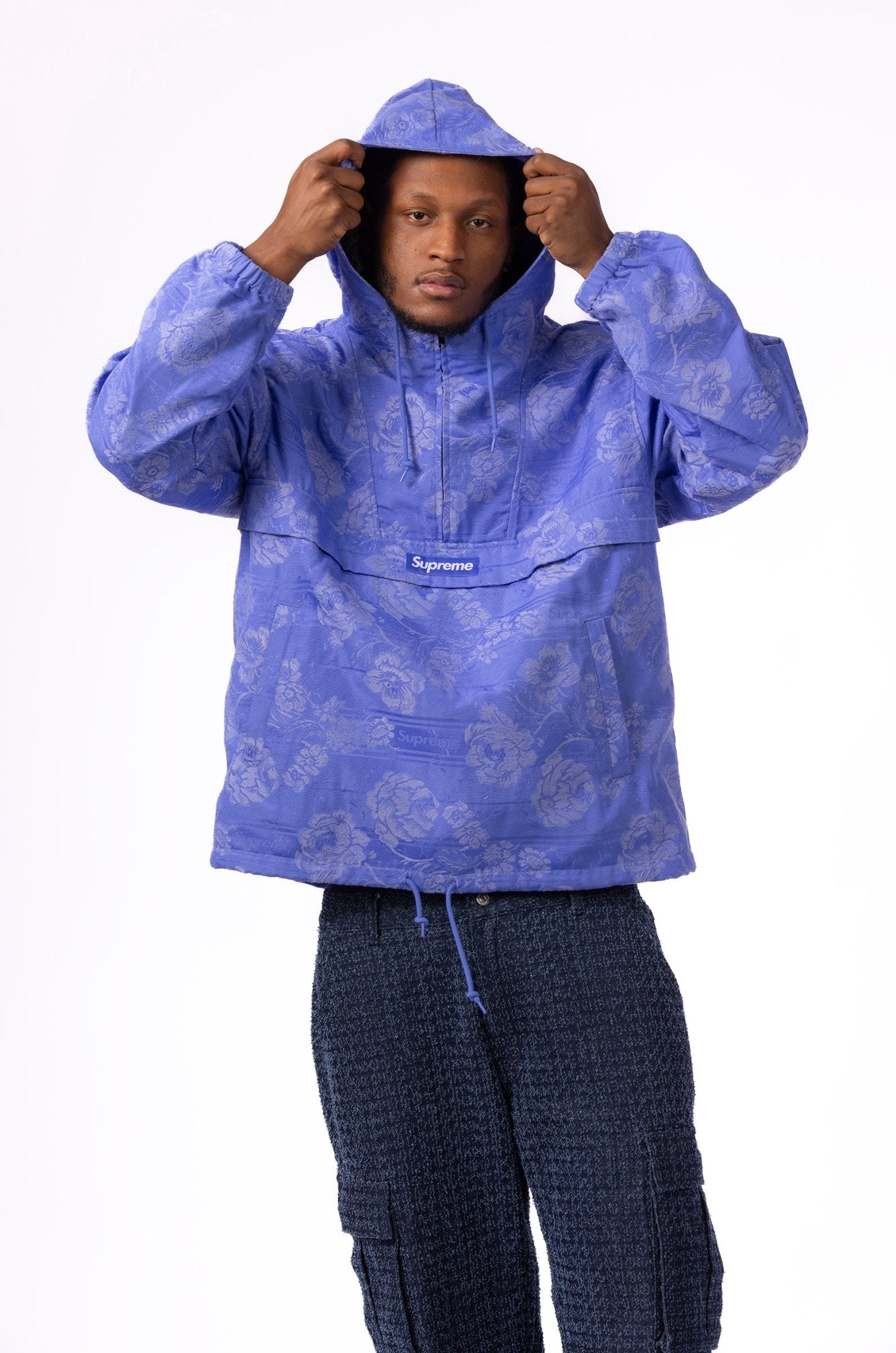 Supreme Floral Tapestry Anorak Jacket - supergl0rious